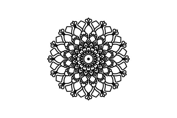 Enhancing Creativity with Mandala Decoration Floral Black Element