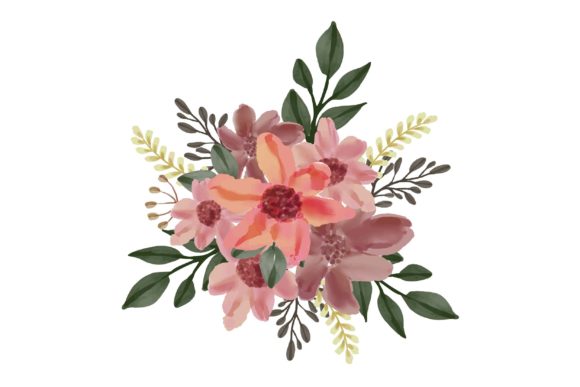 Explore the Beauty of Pink Floral Watercolor