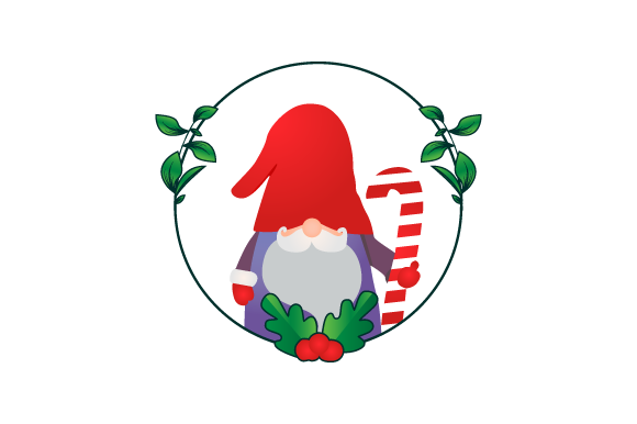 Exploring the Versatility of Gnome Character in Christmas Floral 02 for Your Holiday Designs