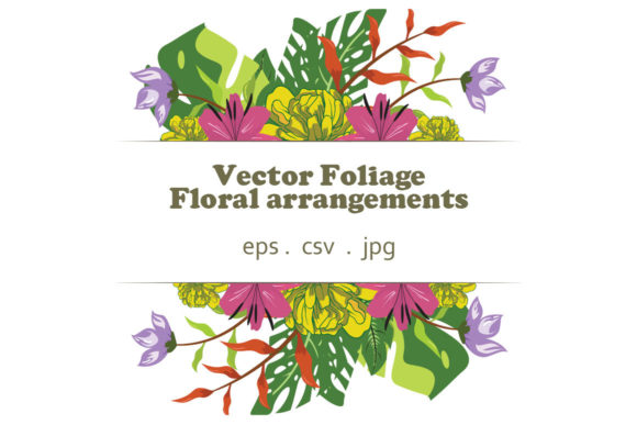 Exploring the Versatility of Vector Floral Foliage Graphic Set 39