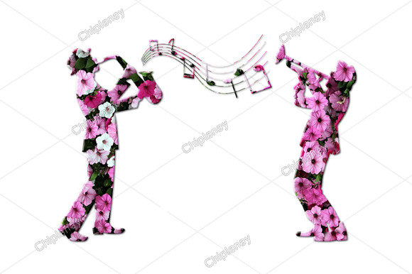 Trumpeters Music Trumpet Flowers Floral: A Versatile Design for Creative Projects