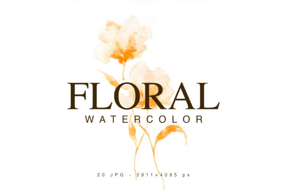 X20 Floral Watercolor Collection